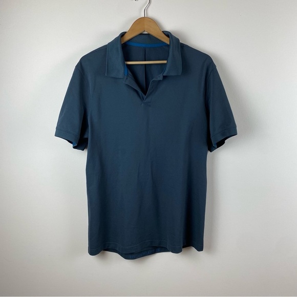 Lululemon Tech Pique Polo Short Sleeve Shirt - Picture 1 of 8